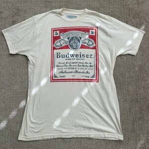 Budweiser Vintage Label Cream Tee